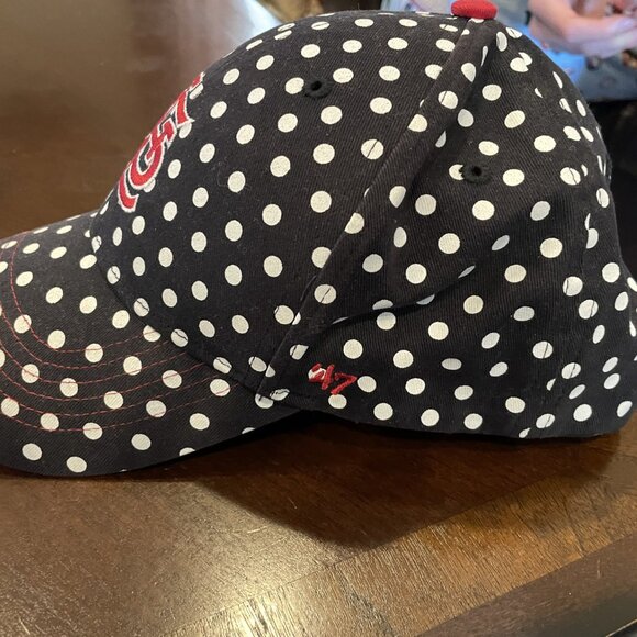 St Louis Cardinals Kids Polka Dots Ball Cap Hat Adjustable Baseball '47 Brand - Picture 2 of 7